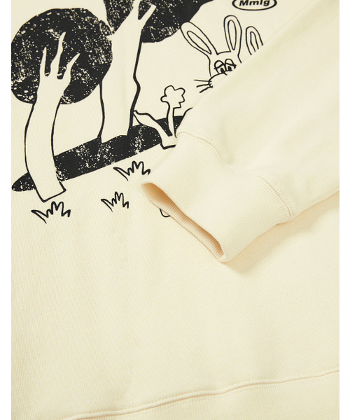 MMLG（エムエムエルジー）の「[Mmlg] Mm RABBITS PICNIC SWEAT (NATURAL SOAP)（スウェット・レディース・その他・SMALL/MEDIUM/LARGE/X-LARGE）」の7枚目の写真