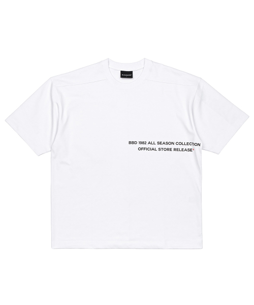 BLACK BLOND(ブラック ブロンド)の「ビビディ1982ノーシンパシー半袖Tシャツ(ホワイト)(Tシャツ/カットソー・レディース・その他・MEDIUM/LARGE/X-LARGE)」の2枚目の写真