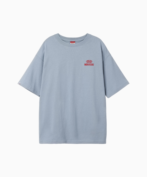 MENASOO（ミナス）の「Wave Hearttrack Graphic T Shirt_Skyblue（Tシャツ/カットソー・レディース・スカイブルー・1/2/3）」の2枚目の写真