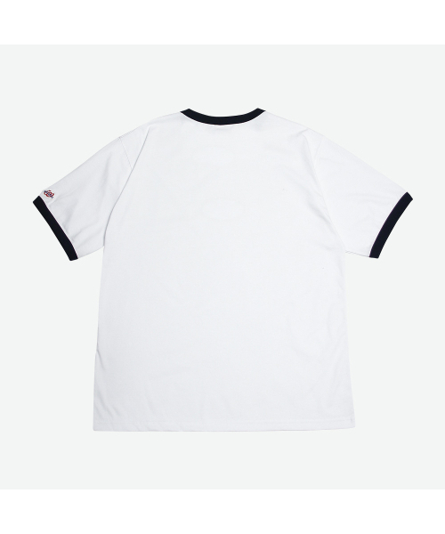 WEIRDWORLD(ウィアード ワールド)の「ワッペンリンガーTシャツホワイト(Tシャツ/カットソー・レディース・ホワイト・MEDIUM/LARGE/X-LARGE)」の2枚目の写真
