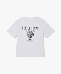 PLAC（プラック）の「クラムグラフィック半袖Tシャツホワイト（Tシャツ/カットソー）」