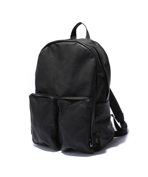 MR.OLIVE（ミスターオリーブ）の「【MR.OLIVE】IMPERMA-LEATHER /URBAN DAY PACK（バックパック/リュック・メンズ・ブラック・FREE）」の3枚目の写真