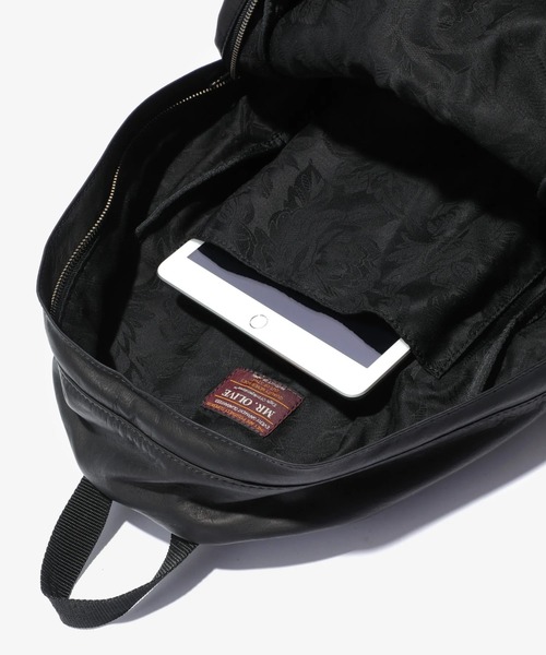 MR.OLIVE（ミスターオリーブ）の「【MR.OLIVE】IMPERMA-LEATHER /URBAN DAY PACK（バックパック/リュック・メンズ・ブラック・FREE）」の5枚目の写真