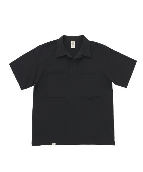 N-BT POCKET 1/2 COLLAR-TEE (Black)