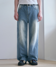 08sircus/08サーカス】Gradation bleach denim pants（デニムパンツ  