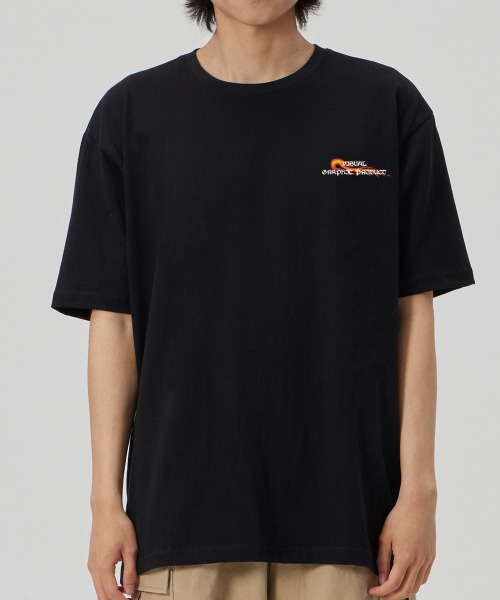 BY.L(バイエル)の「VGPファイヤーロゴ半袖Tシャツブラック(Tシャツ/カットソー・メンズ・その他・MEDIUM/LARGE/X-LARGE)」の3枚目の写真