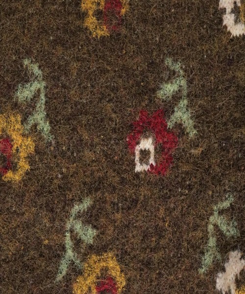 Crisp（クリスプ）の「フラワーパターンニットカーディガン（カーディガン/ボレロ・レディース・ブラウン/グレー・FREE）」の9枚目の写真