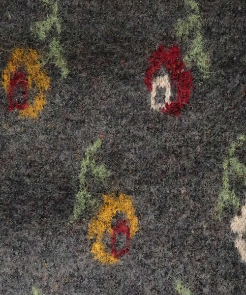 Crisp（クリスプ）の「フラワーパターンニットカーディガン（カーディガン/ボレロ・レディース・ブラウン/グレー・FREE）」の10枚目の写真