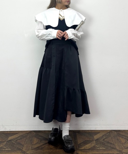 ★yokko★スコットクラブ soeur フレアスカート他刺し子完成品2点 ☆yokko☆スコットクラブ soeur フレアスカート他刺し子完成品2点