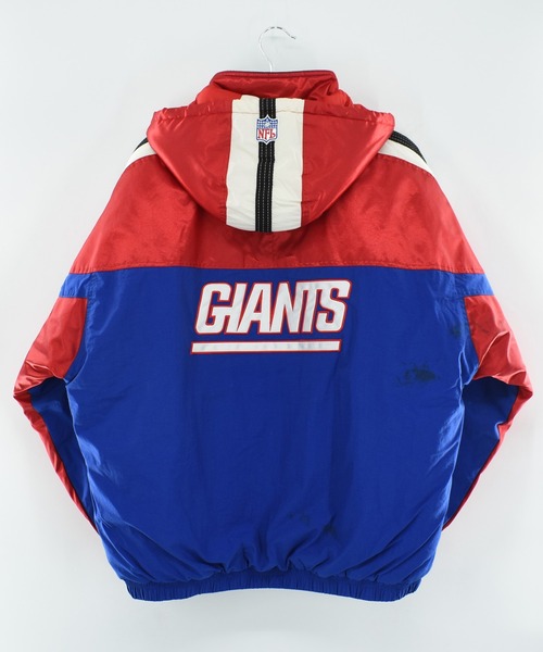 LABORATORY R(ラボラトリーアール)の「【USED】90-00’s STARTER “NFL New York Giants” 中綿入り ナイロンジャケット(ナイロンジャケット・メンズ・ブルー・X-LARGE)」の11枚目の写真