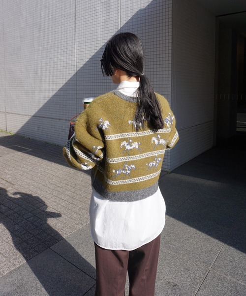 UND HORSE PATTERN KNIT（ニット/セーター）｜Ameri（アメリ）の