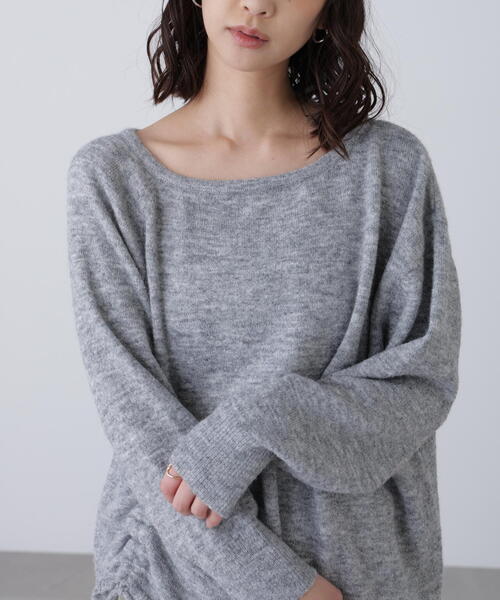 FREE'S MART(フリーズマート)の「◆ワンショルルーズニット(ニット/セーター・レディース・ベージュ/グレー/ブラウン・FREE)」の16枚目の写真