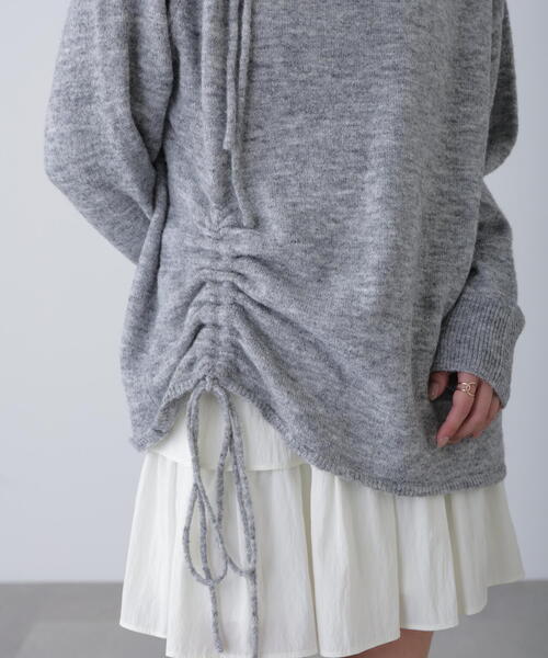 FREE'S MART(フリーズマート)の「◆ワンショルルーズニット(ニット/セーター・レディース・ベージュ/グレー/ブラウン・FREE)」の19枚目の写真