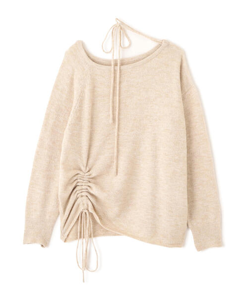 FREE'S MART（フリーズマート）の「◆ワンショルルーズニット（ニット/セーター・レディース・ベージュ/グレー/ブラウン・FREE）」の4枚目の写真