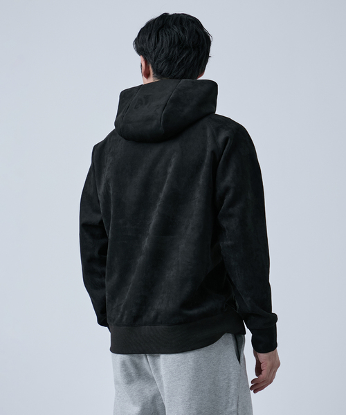 B.C STOCK(ベーセーストック)の「フェイクスエードパーカー(パーカー・メンズ・ブラック/ベージュ/スミクロ・MEDIUM/LARGE)」の17枚目の写真