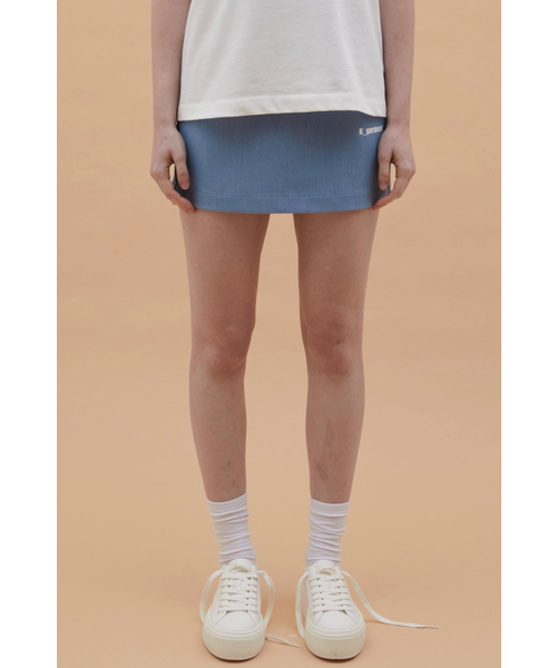 K-GARMENT(カメント)の「W バック刺繍スカート デニム(スカート・レディース・その他・SMALL/X-SMALL)」の1枚目の写真
