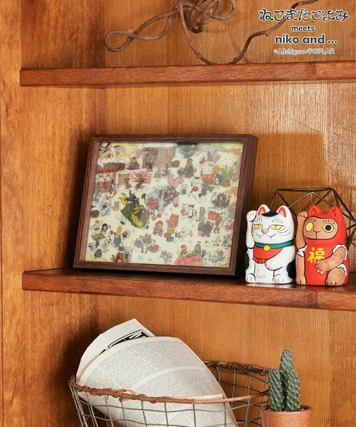 ねこまたごよみ】コラボ 3Dアートフレーム（インテリア雑貨）｜niko