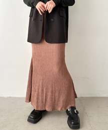 Ａライン ニュアンスカラーマキシスカート