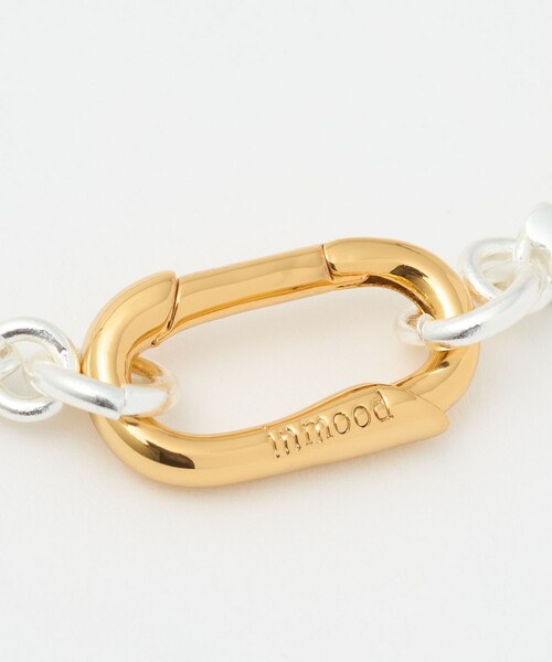 in mood（インムード）の「＜in mood＞CLIP HEART ブレスレット（ブレスレット・レディース・シルバー・FREE）」の4枚目の写真