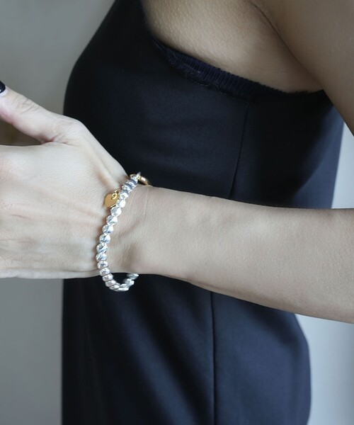 in mood（インムード）の「＜in mood＞CLIP HEART ブレスレット（ブレスレット・レディース・シルバー・FREE）」の5枚目の写真