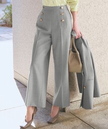 TWギャバジン ワイドパンツ