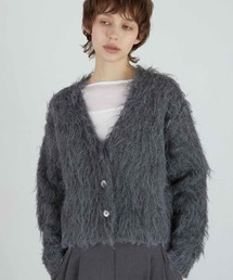 LA PEAU DE GEM | 【LA PEAU DE GEM】luxe shaggy cardigan/リュクスシャギーカーディガン(カーディガン/ボレロ)