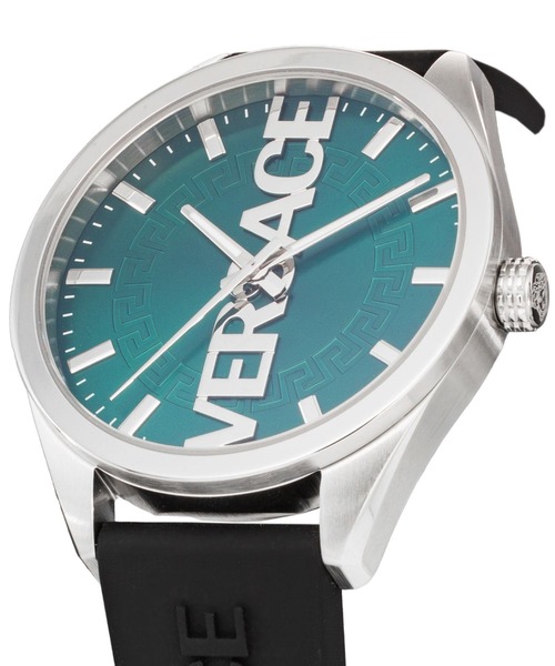 VERSACE(ヴェルサーチ)の「VERSACE/ヴェルサーチェ V-VERTICAL 腕時計 VS-VE3H01025 メンズ(アナログ腕時計・メンズ・グリーン・FREE)」の3枚目の写真