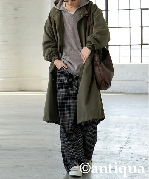antiqua(アンティカ)の「チェック柄 ワイドパンツ(その他パンツ・レディース・ブラック・MEDIUM/LARGE)」の6枚目の写真