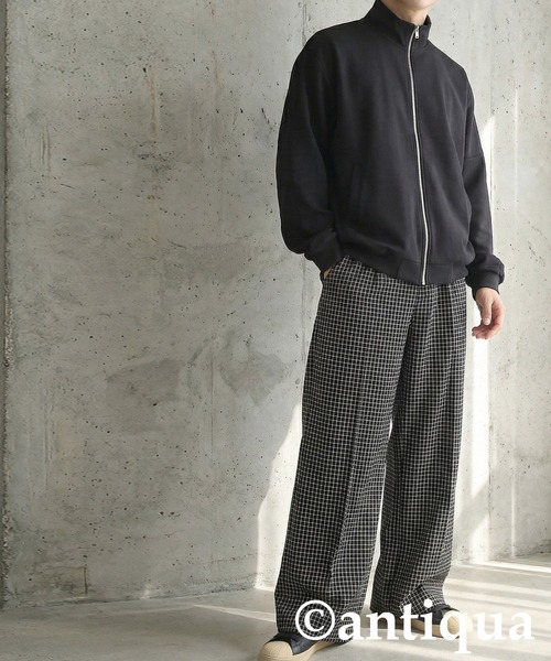 antiqua(アンティカ)の「チェック柄 ワイドパンツ(その他パンツ・レディース・ブラック・MEDIUM/LARGE)」の7枚目の写真