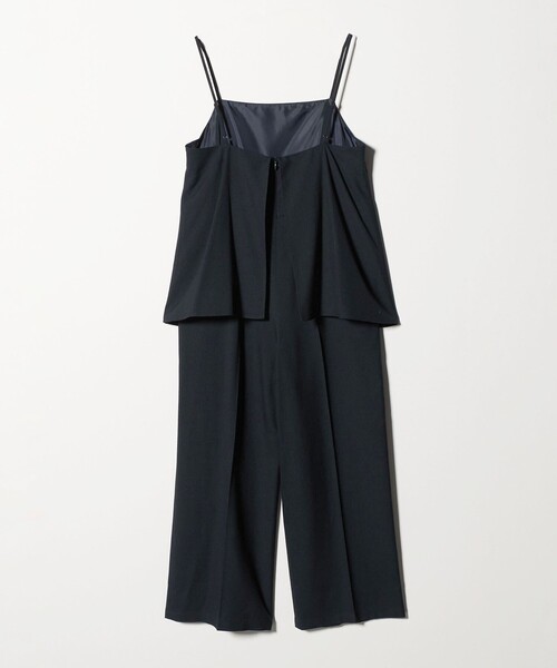 green label relaxing（グリーンレーベルリラクシング）の「［size SHORT/TALLあり］ラミーブレンド オールインワン（つなぎ/オールインワン・レディース・ネイビー/ベージュ・TALL/SHORT/FREE）」の14枚目の写真