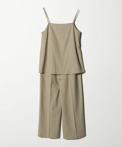 green label relaxing（グリーンレーベルリラクシング）の「［size SHORT/TALLあり］ラミーブレンド オールインワン（つなぎ/オールインワン・レディース・ネイビー/ベージュ・TALL/SHORT/FREE）」の18枚目の写真