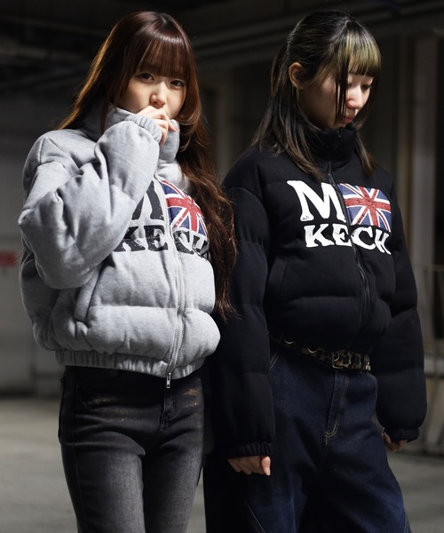 セール】《2サイズ展開 / UNISEX 》リブ編みニット ショート丈 パフ