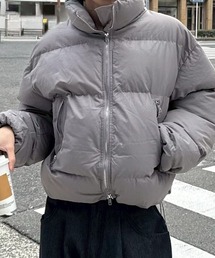 Chikashitsu + | 【Chikashitsu +】cropped puffer jacket / 【チカシツプラス】クロップドパファージャケット(ダウンジャケット/コート)