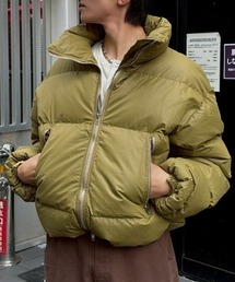 Chikashitsu +（チカシツプラス）の「【Chikashitsu +】cropped puffer jacket / 【チカシツプラス】クロップドパファージャケット（ダウンジャケット/コート）」