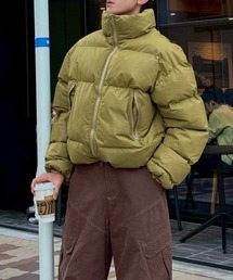 Chikashitsu +（チカシツプラス）の「【Chikashitsu +】cropped puffer jacket / 【チカシツプラス】クロップドパファージャケット（ダウンジャケット/コート）」