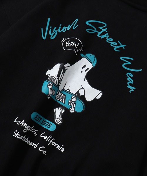 VISION STREET WEAR（ヴィジョンストリートウェア）の「【VISION STREET WEAR/ヴィジョンストリートウェア】Arch Ghost TRN/ゴースト バックプリント トレーナー スウェット（スウェット・メンズ・ブラック/オフホワイト・L/M）」の20枚目の写真