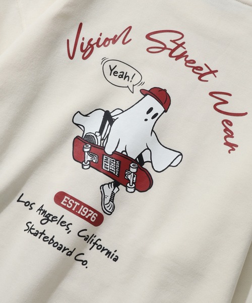 VISION STREET WEAR（ヴィジョンストリートウェア）の「【VISION STREET WEAR/ヴィジョンストリートウェア】Arch Ghost TRN/ゴースト バックプリント トレーナー スウェット（スウェット・メンズ・ブラック/オフホワイト・L/M）」の16枚目の写真