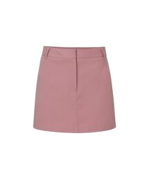 SIMPLE STRAIGHT SKIRT W/INNER PANTS_Pale Pink