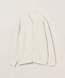 three dots（スリードッツ）の「ウールミックス パイルフェイス ジップシャツ（スウェット）」