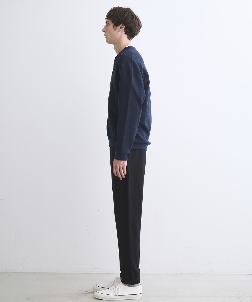 three dots（スリードッツ）の「ウールミックス パイルフェイス ジップシャツ（スウェット・メンズ・ブラック/グレー系その他/ブルー系その他・MEDIUM/SMALL/LARGE）」の11枚目の写真