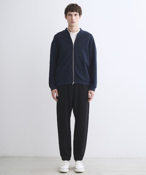 three dots（スリードッツ）の「ウールミックス パイルフェイス ジップシャツ（スウェット・メンズ・ブラック/グレー系その他/ブルー系その他・MEDIUM/SMALL/LARGE）」の10枚目の写真