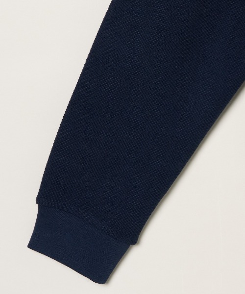 three dots（スリードッツ）の「ウールミックス パイルフェイス ジップシャツ（スウェット・メンズ・ブラック/グレー系その他/ブルー系その他・MEDIUM/SMALL/LARGE）」の7枚目の写真