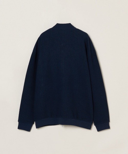 three dots（スリードッツ）の「ウールミックス パイルフェイス ジップシャツ（スウェット・メンズ・ブラック/グレー系その他/ブルー系その他・MEDIUM/SMALL/LARGE）」の5枚目の写真