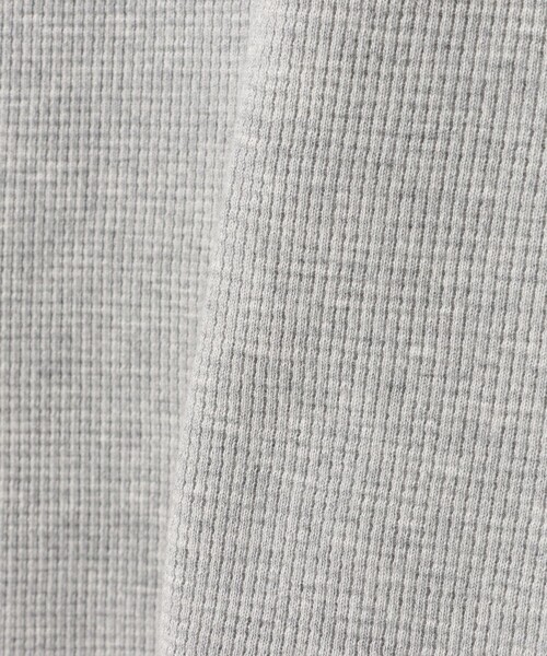 BEAMS HEART(ビームスハート)の「【6/18値下げ】コーヒー刺繍 ワッフル ロングスリーブ カットソー(ユニセックス)(Tシャツ/カットソー・メンズ・ホワイト/グレー・S/XL/L/M)」の10枚目の写真
