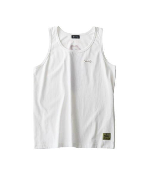 Subciety(サブサエティ)の「Maria tank top(タンクトップ・メンズ・ブラック/ホワイト/ダークグレー・SMALL/MEDIUM/LARGE/X-LARGE/XX-LARGE)」の22枚目の写真