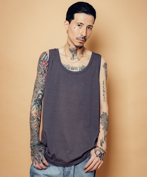 Subciety(サブサエティ)の「Maria tank top(タンクトップ・メンズ・ブラック/ホワイト/ダークグレー・SMALL/MEDIUM/LARGE/X-LARGE/XX-LARGE)」の19枚目の写真