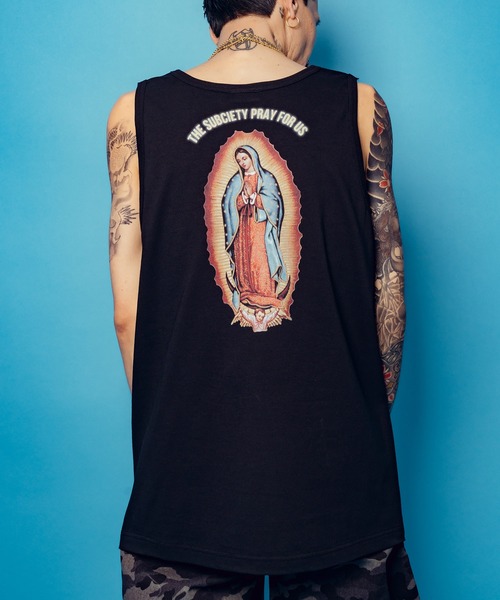 Subciety（サブサエティ）の「Maria tank top（タンクトップ・メンズ・ブラック/ホワイト/ダークグレー・SMALL/MEDIUM/LARGE/X-LARGE/XX-LARGE）」の11枚目の写真