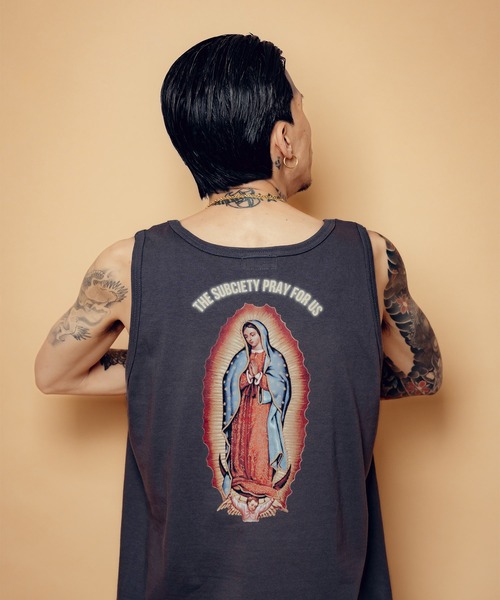 Subciety（サブサエティ）の「Maria tank top（タンクトップ・メンズ・ブラック/ホワイト/ダークグレー・SMALL/MEDIUM/LARGE/X-LARGE/XX-LARGE）」の15枚目の写真