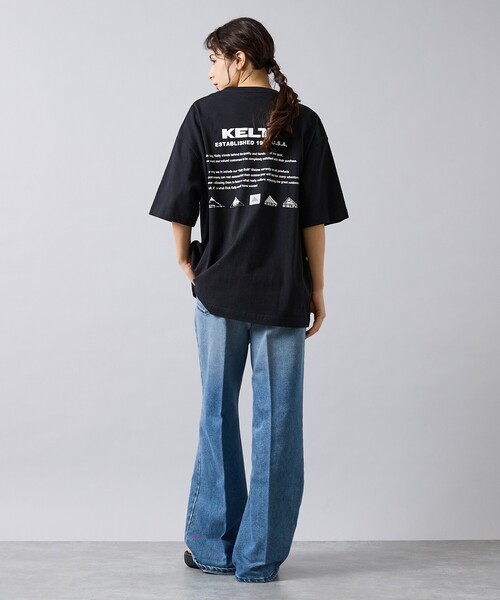 KELTY（ケルティ）の「【KELTY / ケルティ】Back History logo T-Shirt / バックヒストリーロゴTシャツ（ロゴT・ユニセックス（Tシャツ/カットソー・メンズ・ホワイト/ネイビー/ベージュ/ブラック/ライトグレー・M/L）」の21枚目の写真