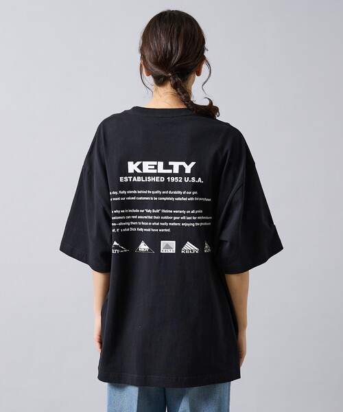 KELTY（ケルティ）の「【KELTY / ケルティ】Back History logo T-Shirt / バックヒストリーロゴTシャツ（ロゴT・ユニセックス（Tシャツ/カットソー・メンズ・ホワイト/ネイビー/ベージュ/ブラック/ライトグレー・M/L）」の20枚目の写真